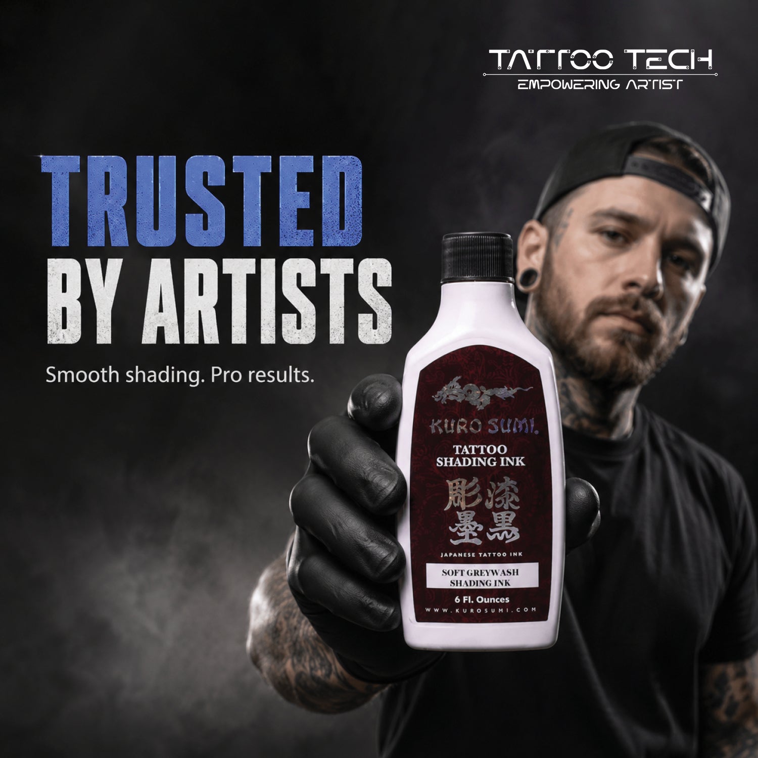 Kuro Sumi Premium Grey Wash Shading Tattoo Ink