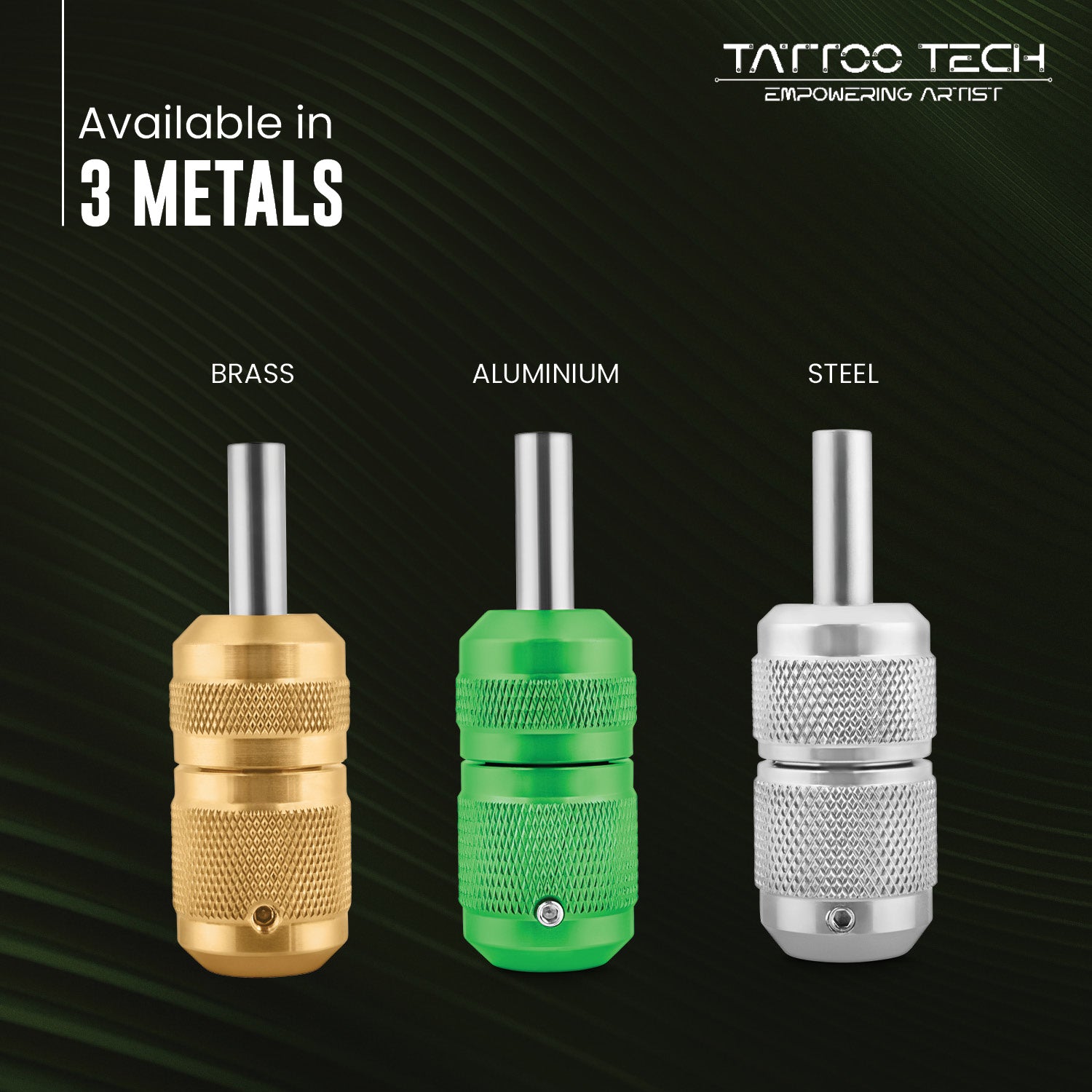 Tattoo Tech Pure Steel Material Self-Locking Grip