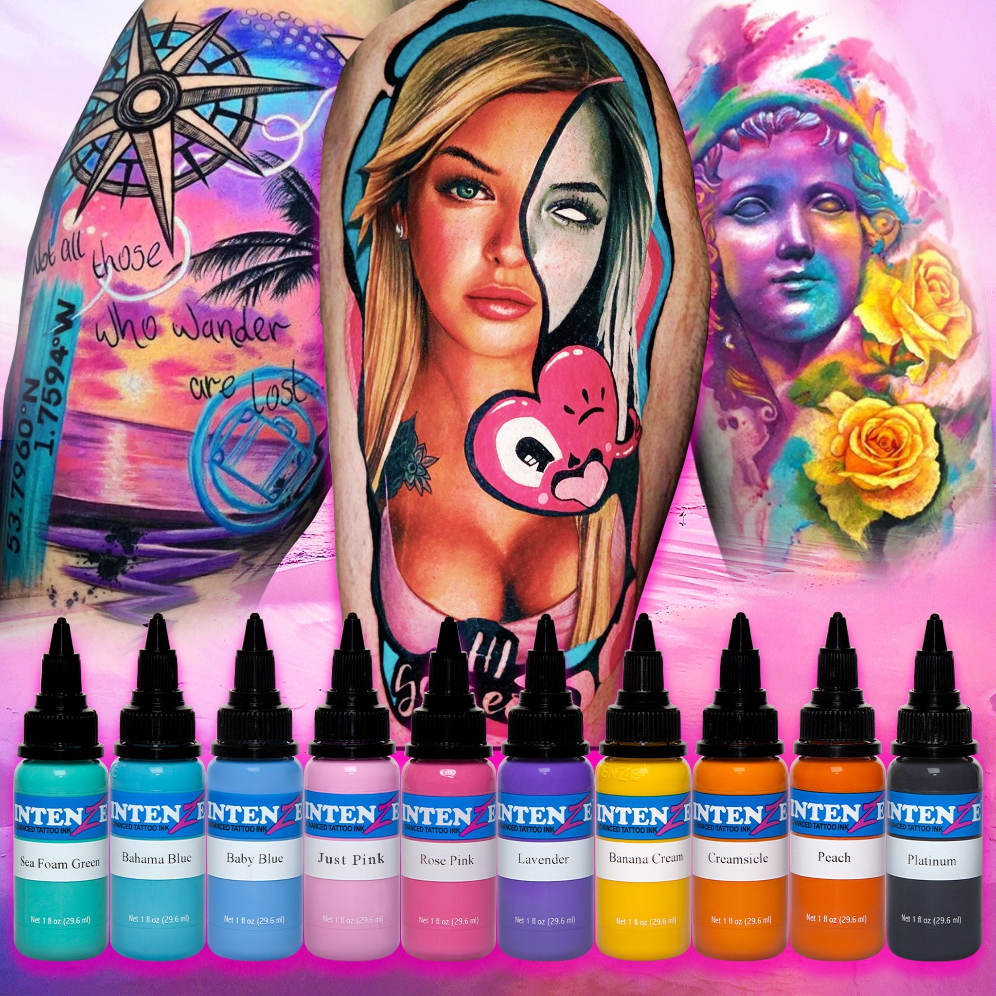 PastelSet multi colour set 