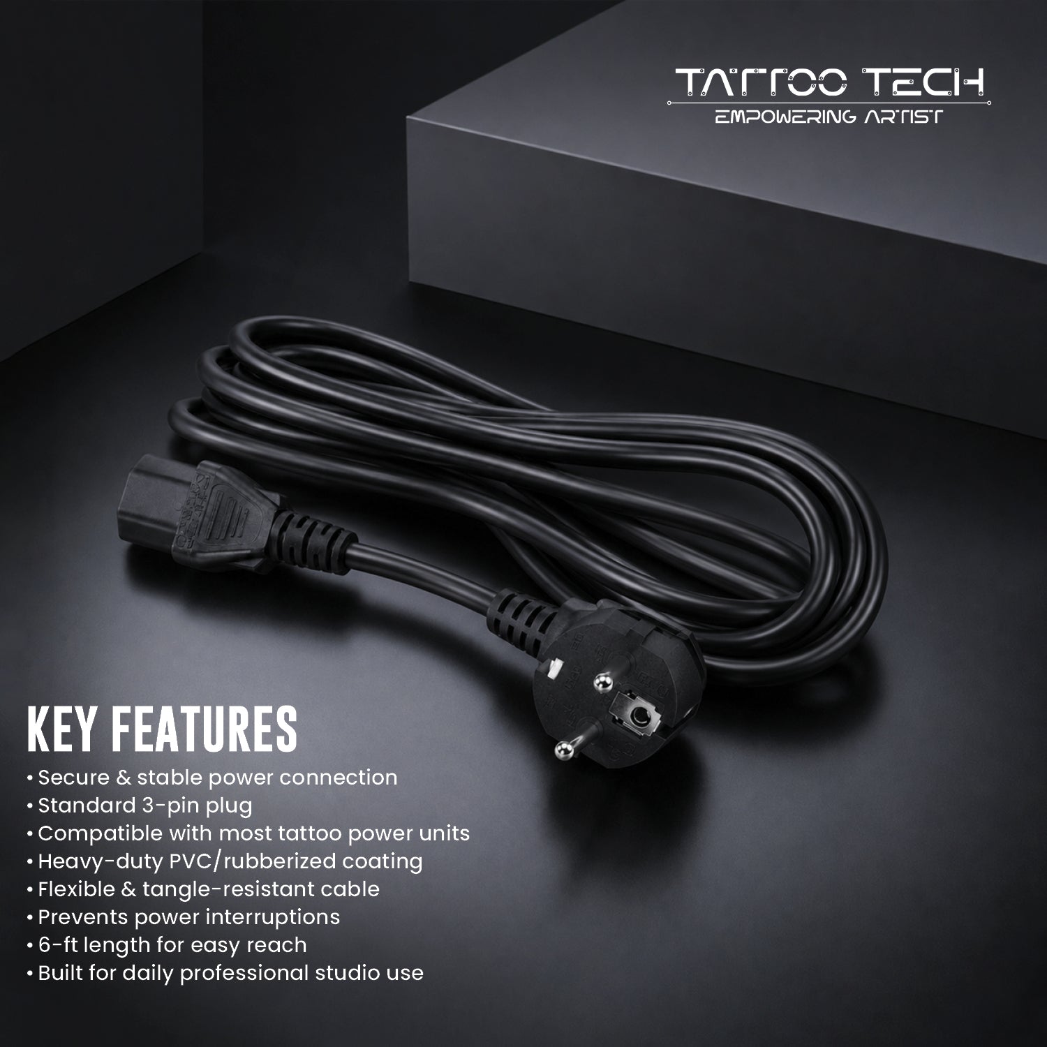 Power Supply 3 pin Power cord