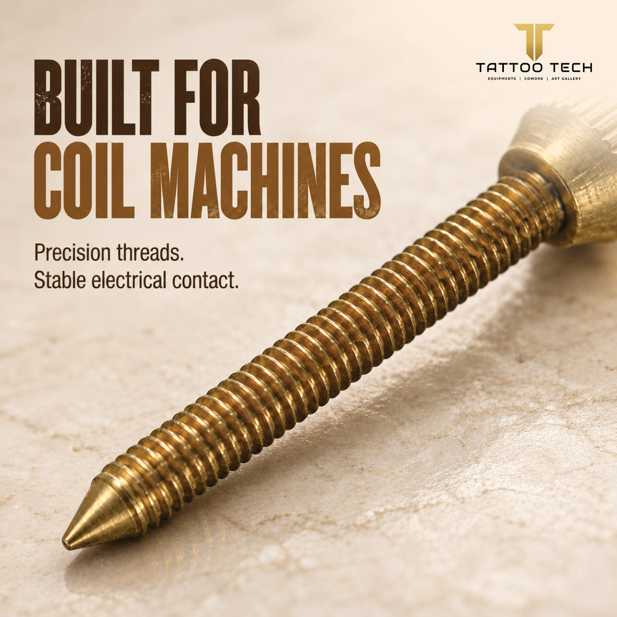 Premium M3 (3 mm) brass contact screw