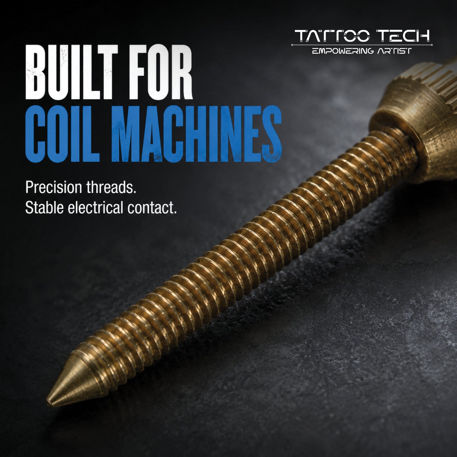 Premium M3 (3 mm) brass contact screw