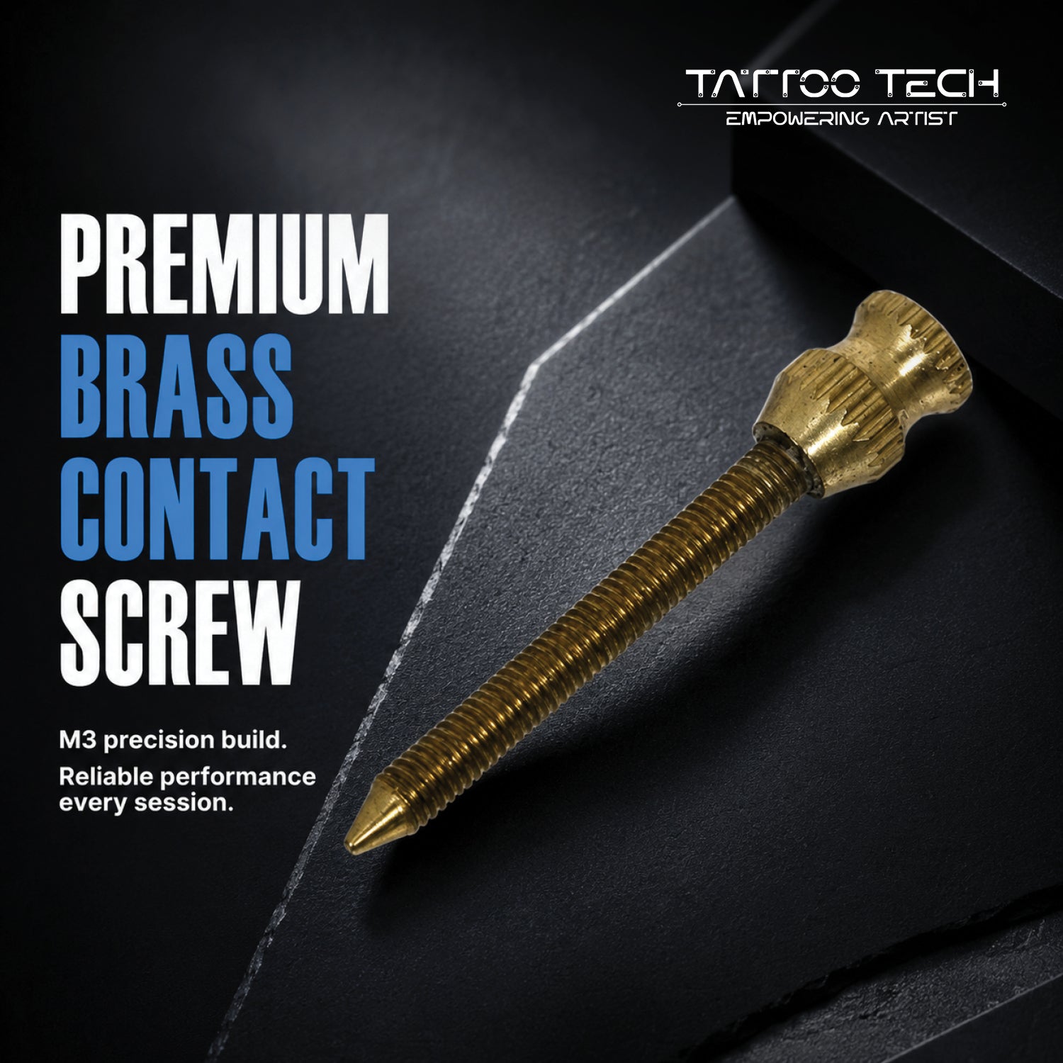 Premium M3 (3 mm) brass contact screw