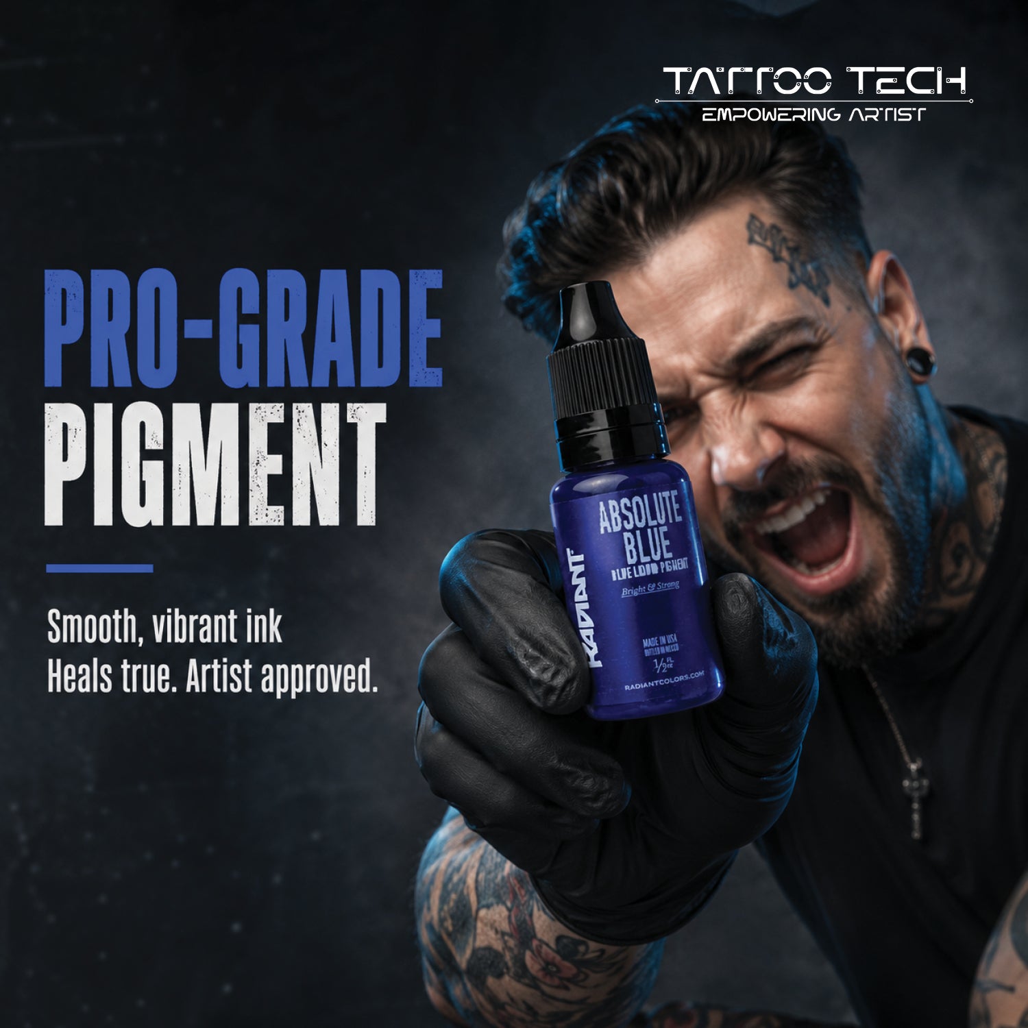 Radiant Tattoo Color Individual Bottles - 0.5oz