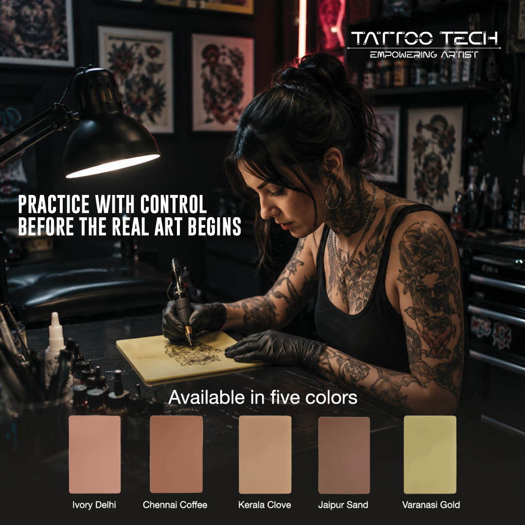Realistic Tattoo Practice Skin Pads