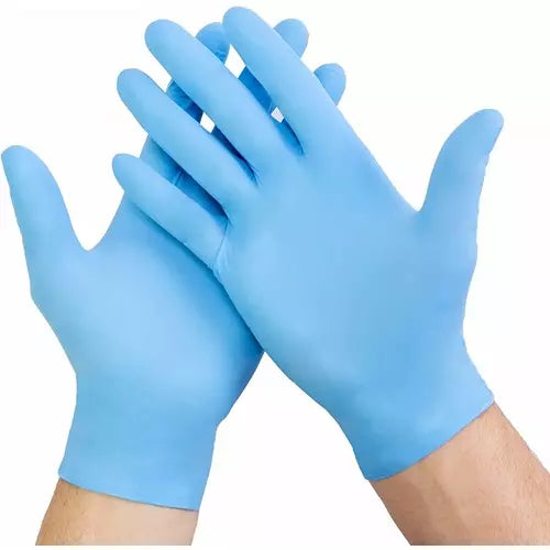 Black and Blue Gloves-100%Nitrile