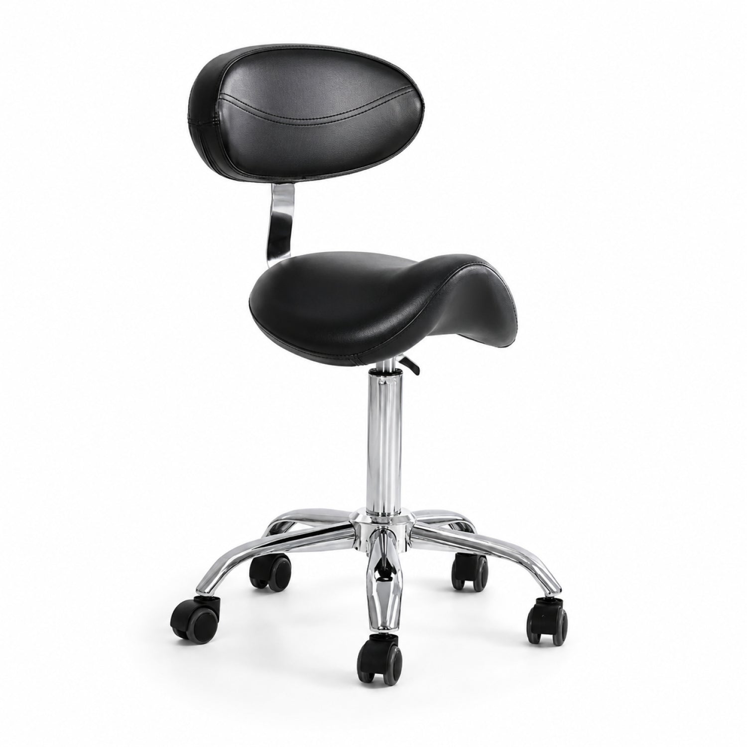 Saddle Tattoo Rolling Chair with Adjustable Height 9938