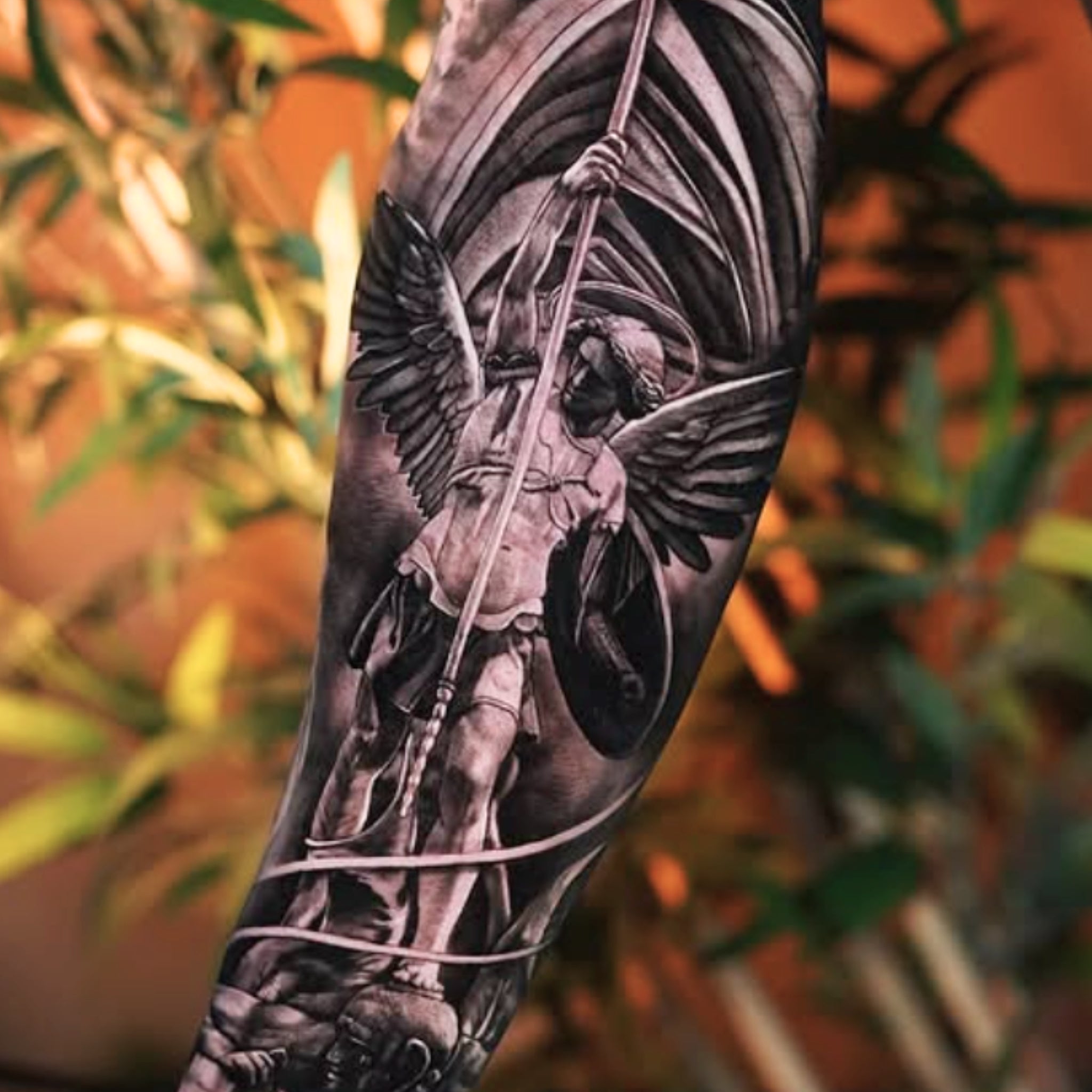 intenze TrueBlack ink tattoo result