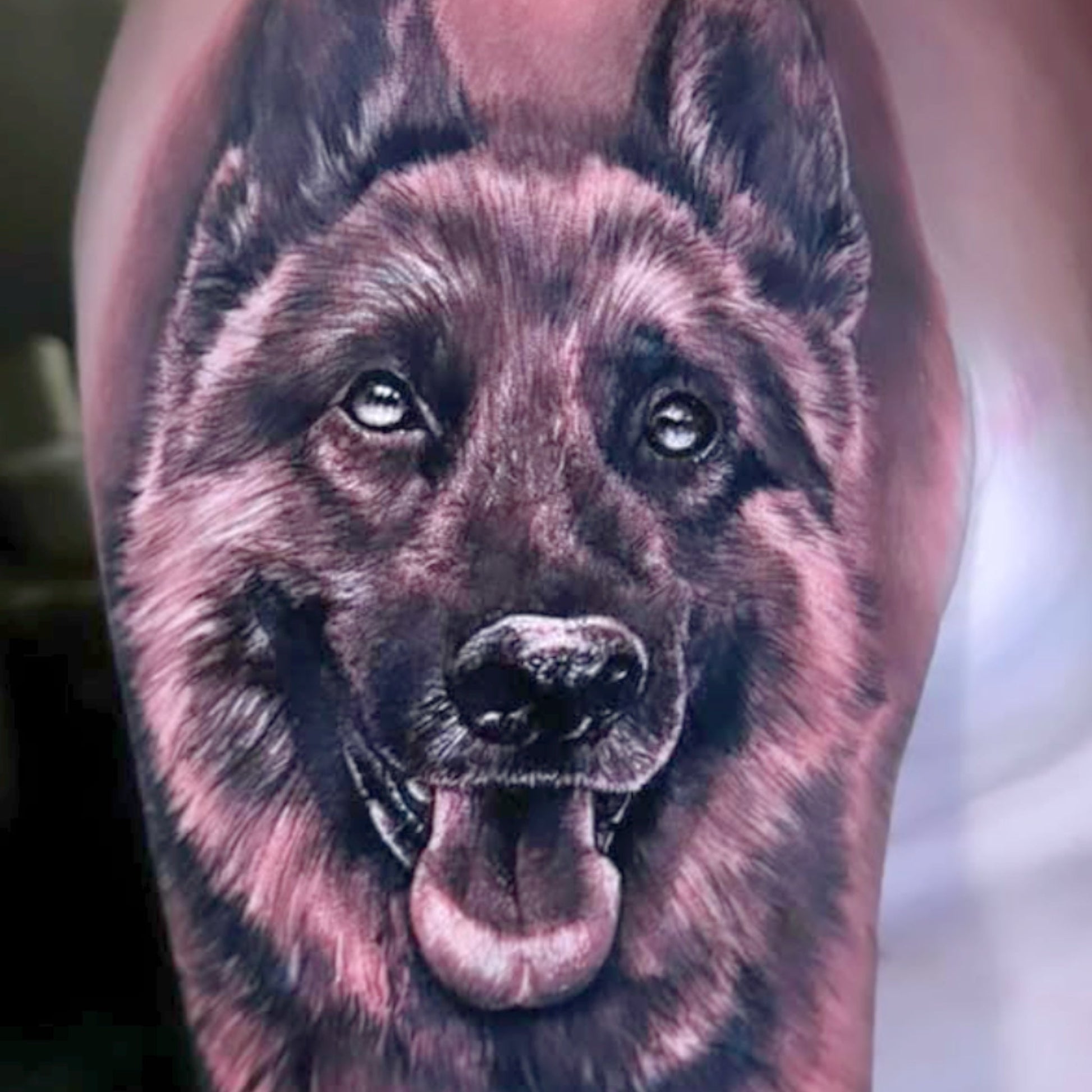 intenze TrueBlack ink tattoo result
