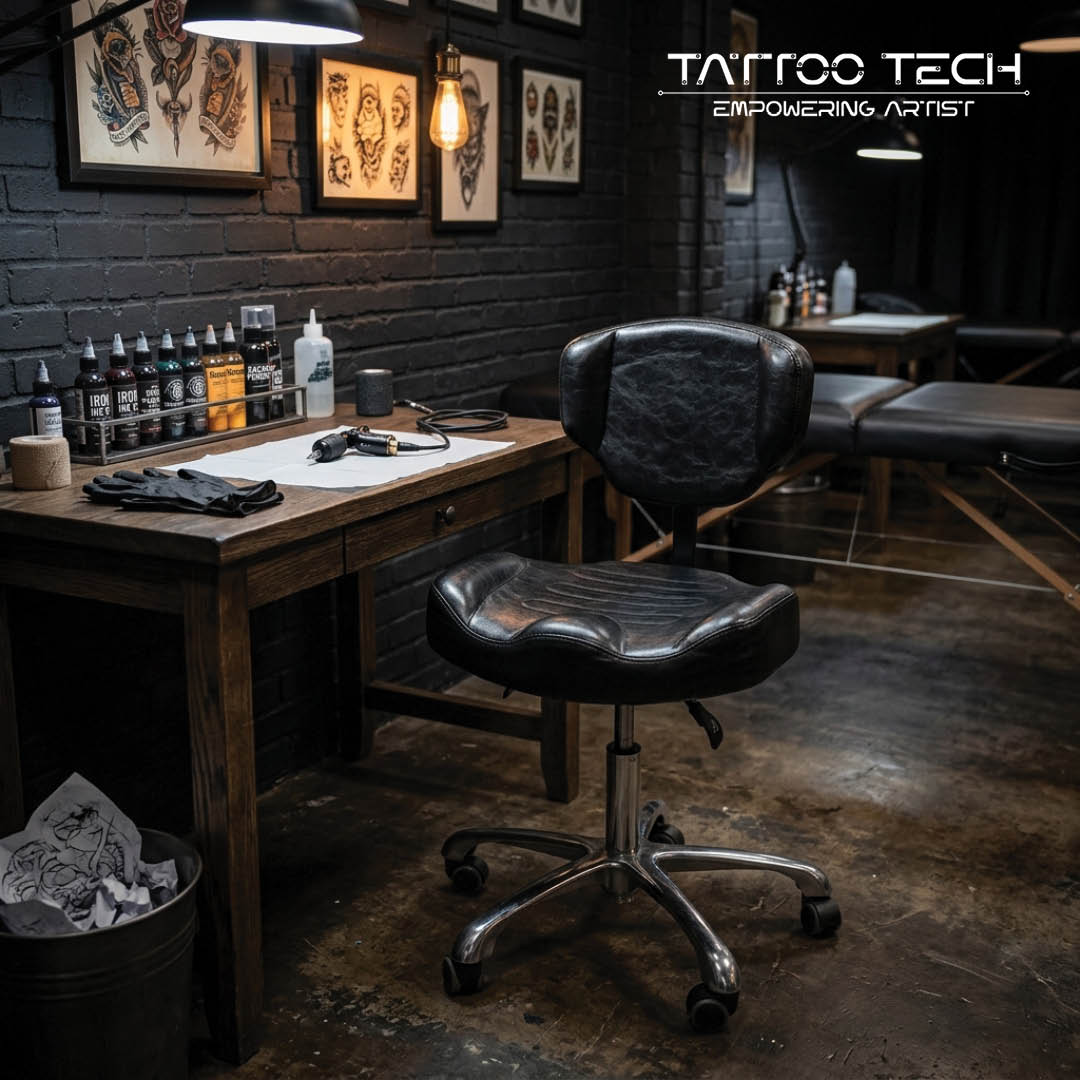 Tattoo Artist Chair with Full Back Support 9971