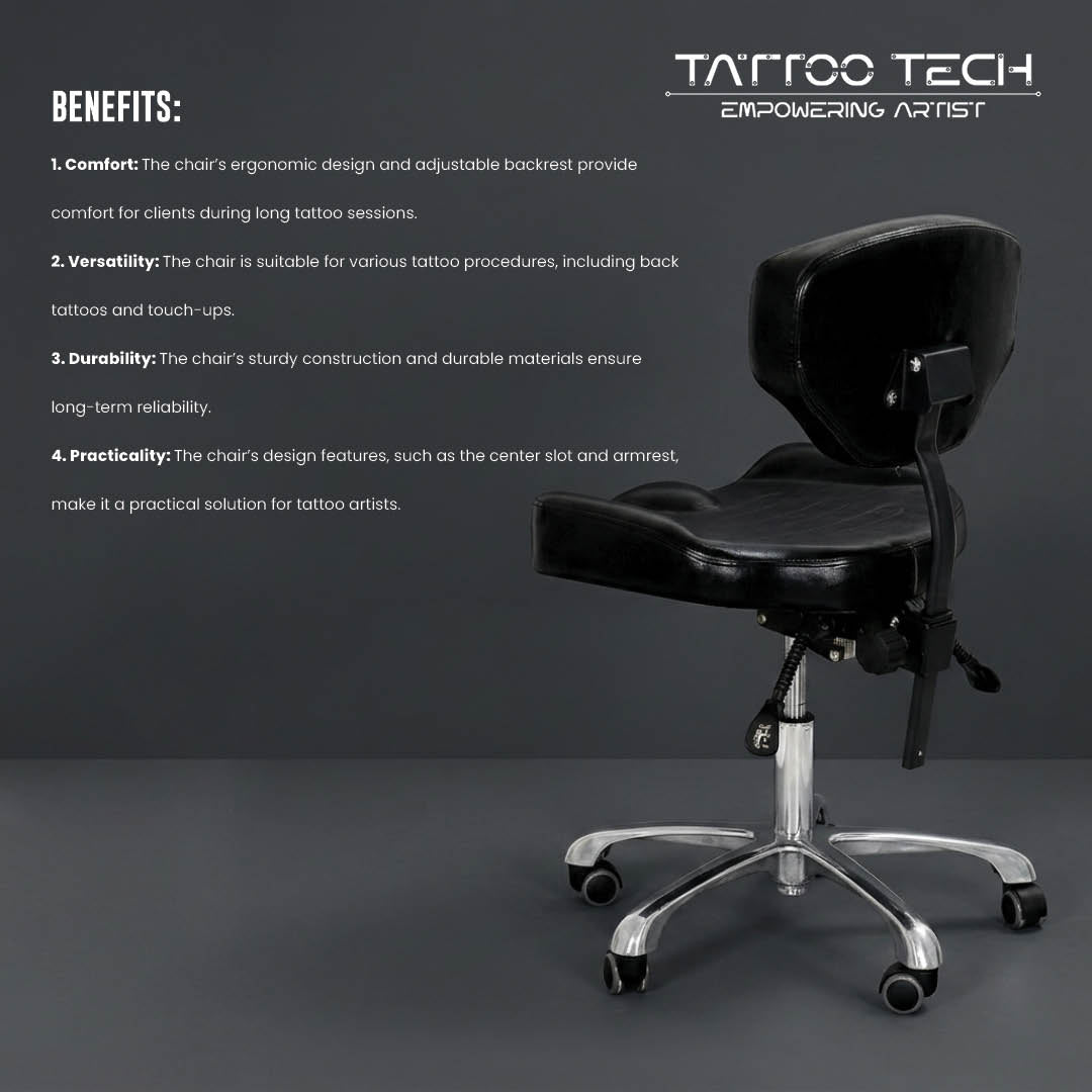 Tattoo Artist Chair with Full Back Support 9971