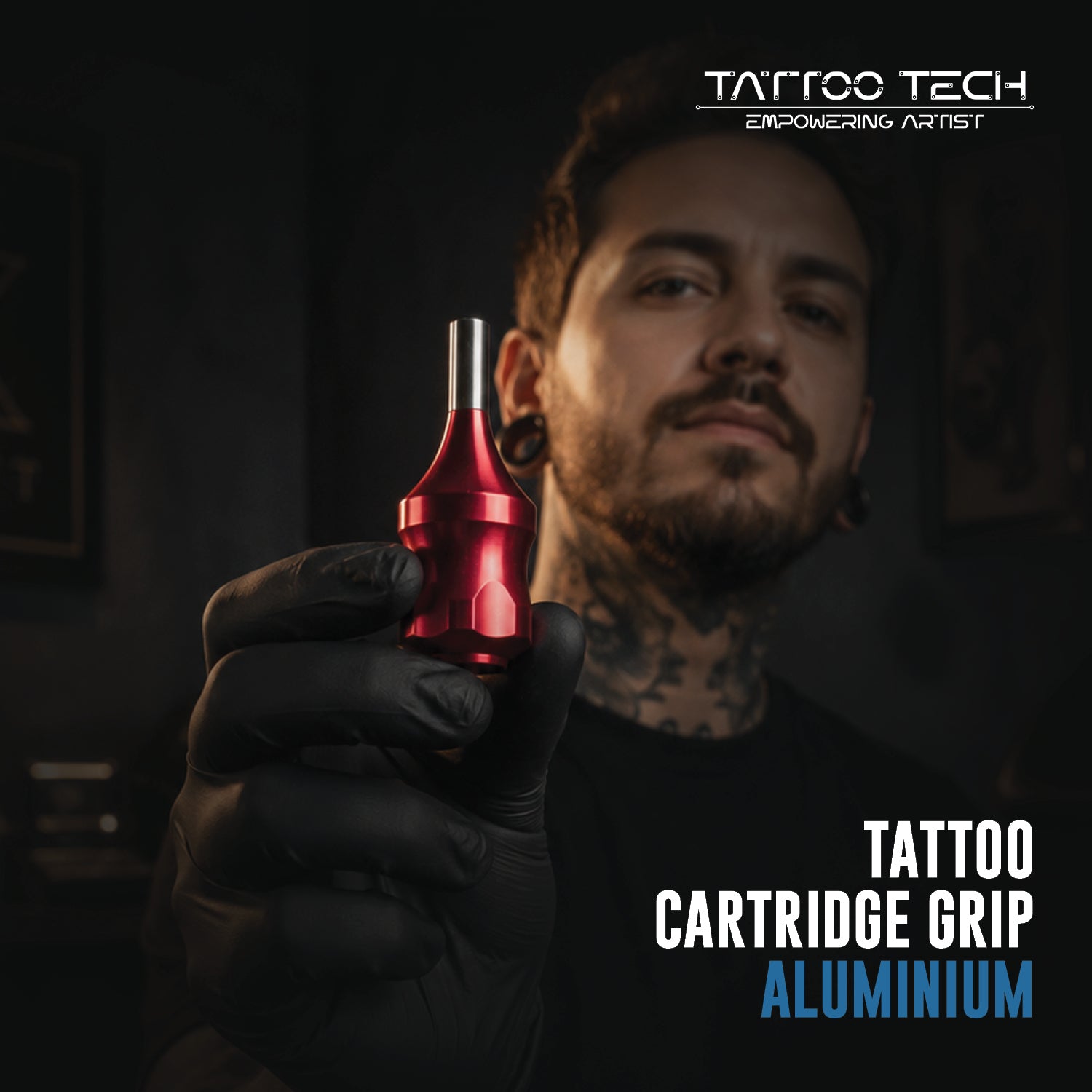 Tattoo Cartridge Grip Aluminium