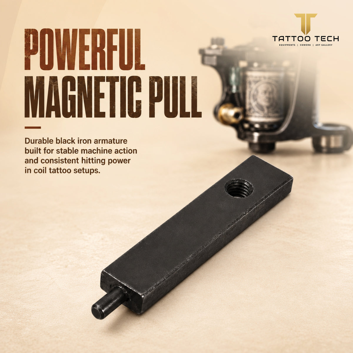 Tattoo Coil Machine Black Iron Armature