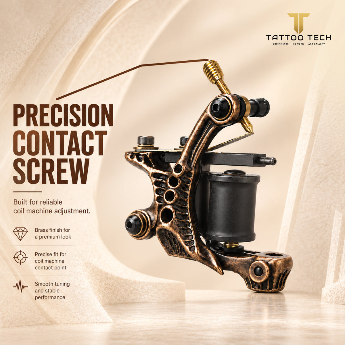 Tattoo Coil  machine Brass Contact Screw