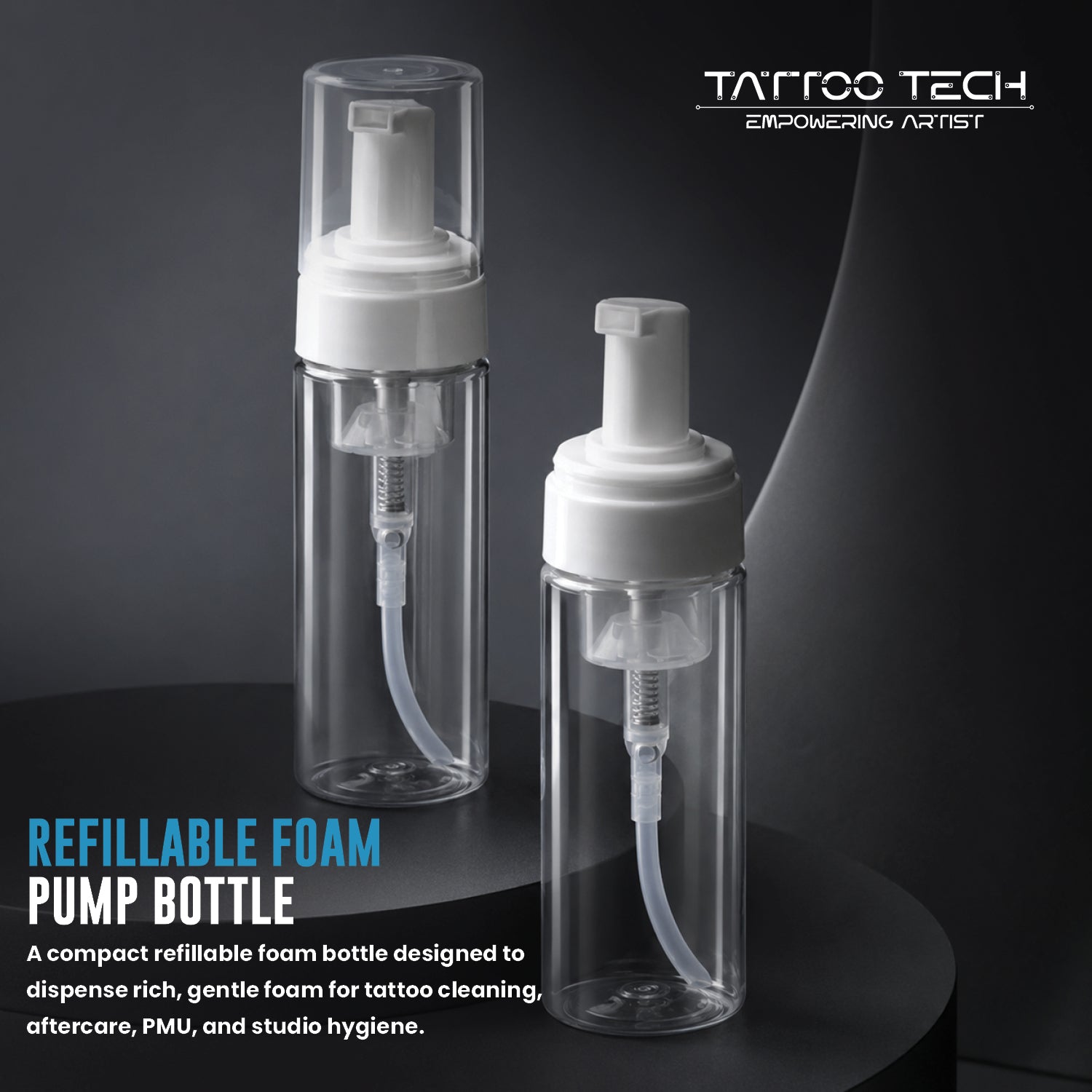 Tattoo Foaming Empty Bottle 150ml