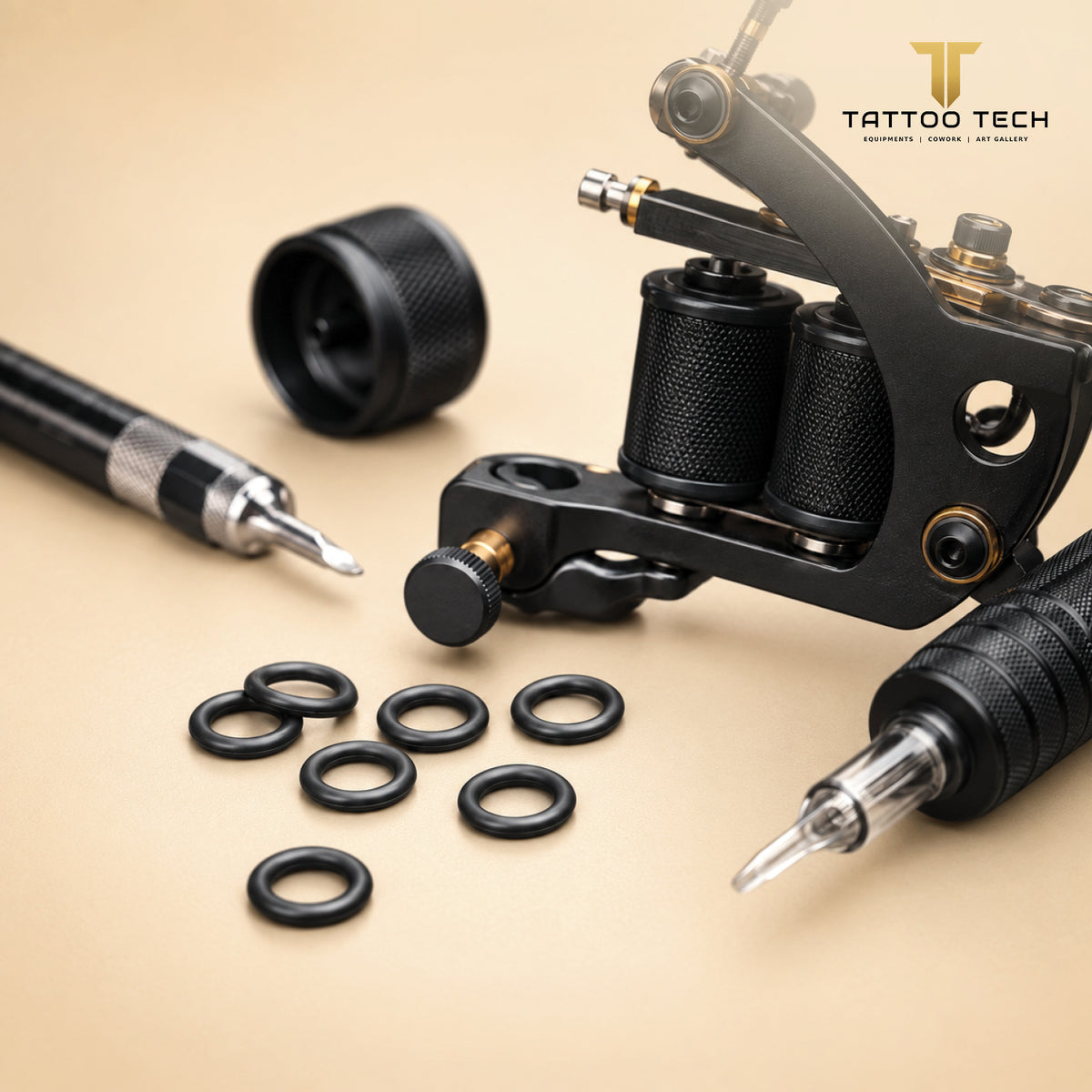 Tattoo Machine Parts - O-Ring for Tattoo Machines - Pack 100
