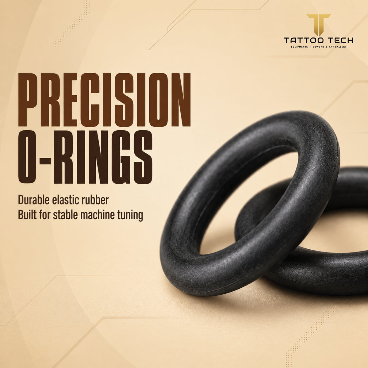 Tattoo Machine Parts - O-Ring for Tattoo Machines - Pack 100