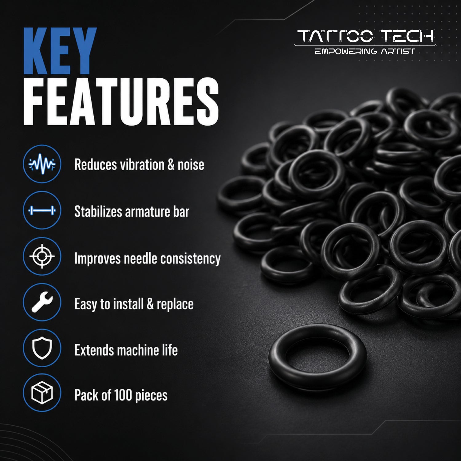 O-Ring for Tattoo Machines