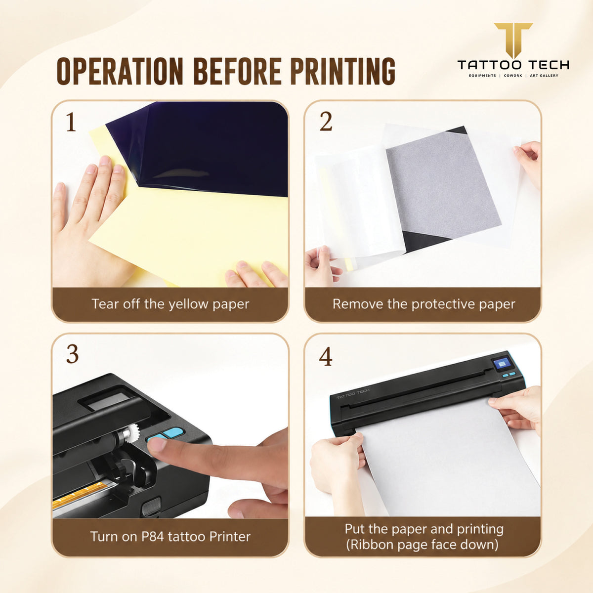 Tattoo Tech Bluetooth Thermal Tattoo Stencil Printer