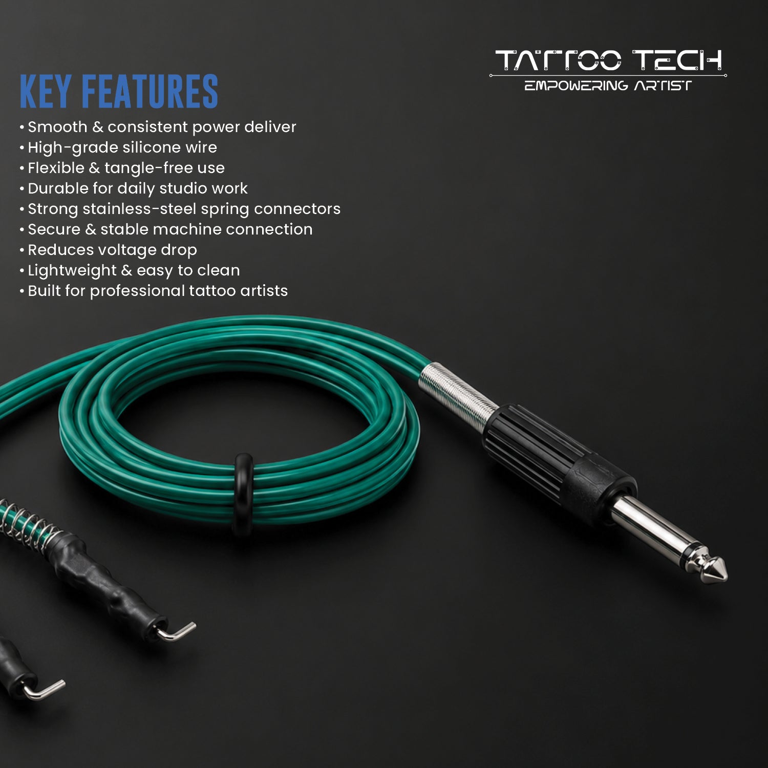 Tattoo Tech Clip Cord Silicon