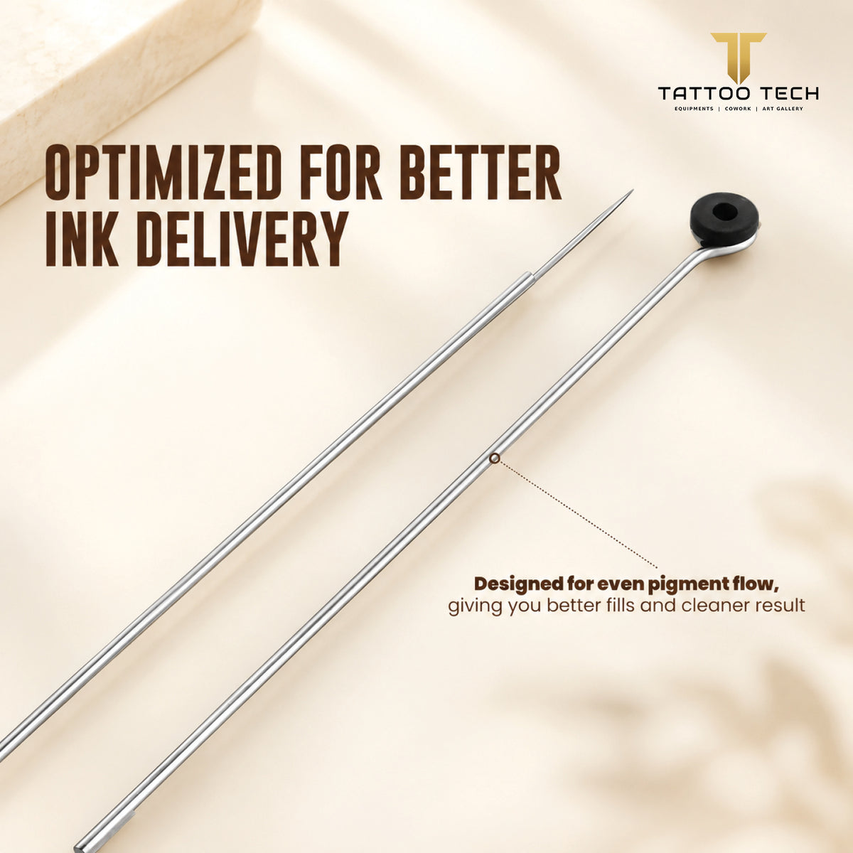 Tattoo Tech Long Needle Incredible Precision (Box of 50 pcs)
