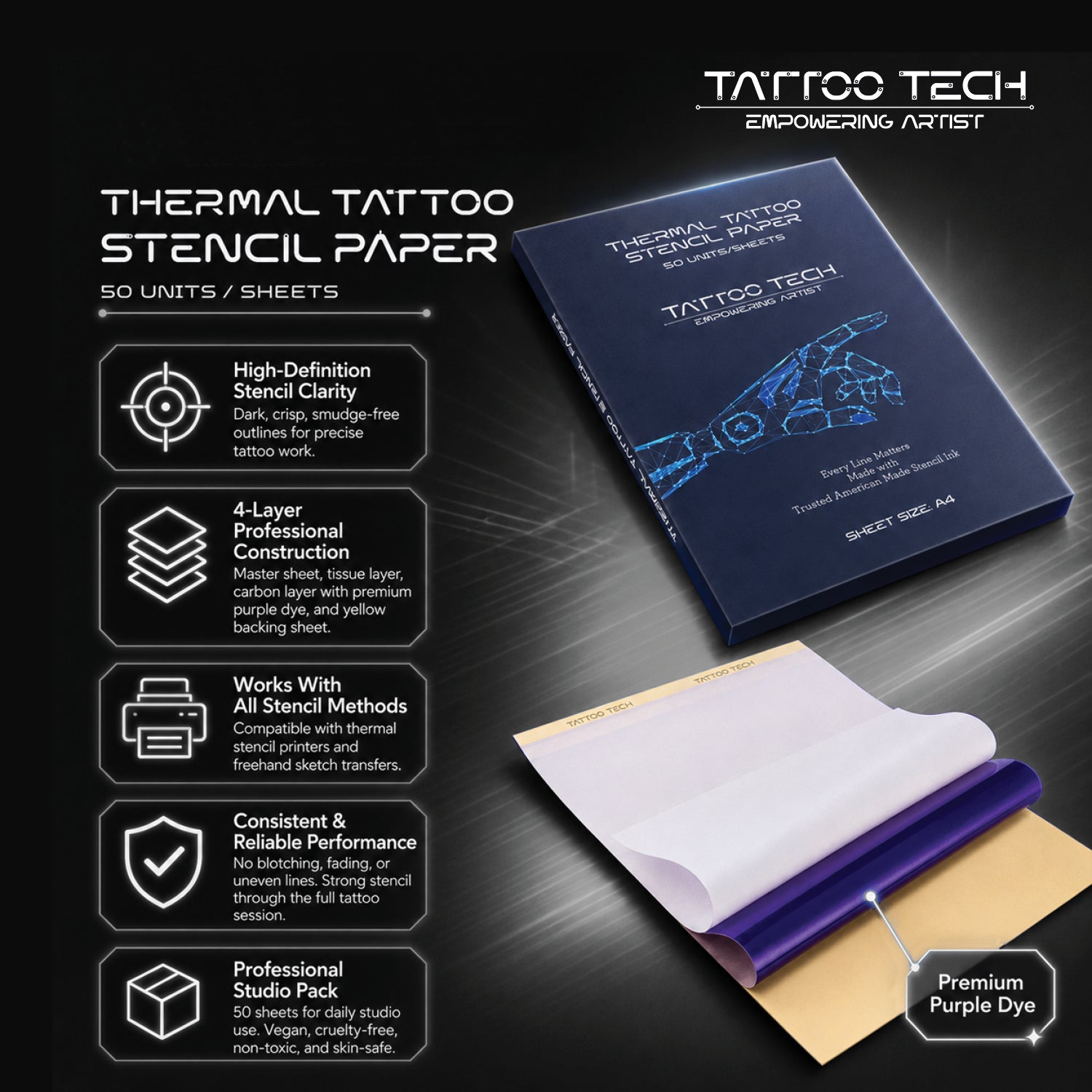 Thermal Tattoo Stencil Paper