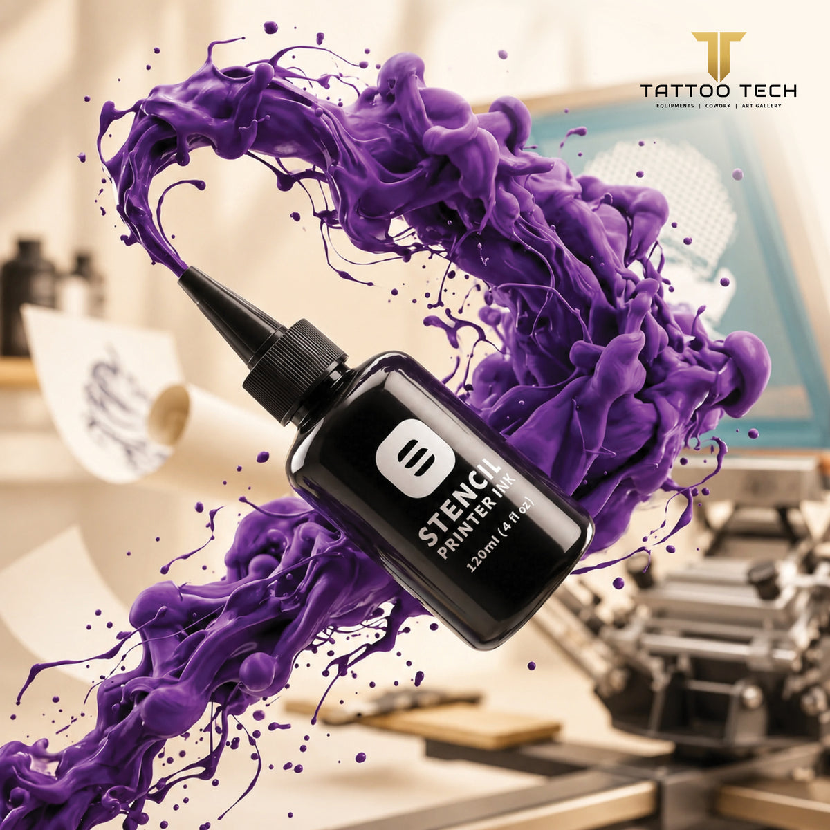 Tattoo Transfer Stencil Ink 4oz for Sharp Prints