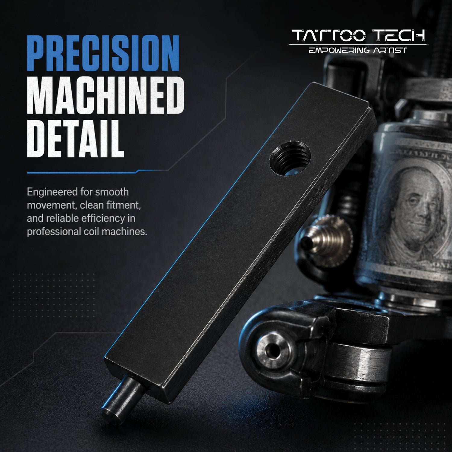 Tattoo Coil Machine Black Iron Armature