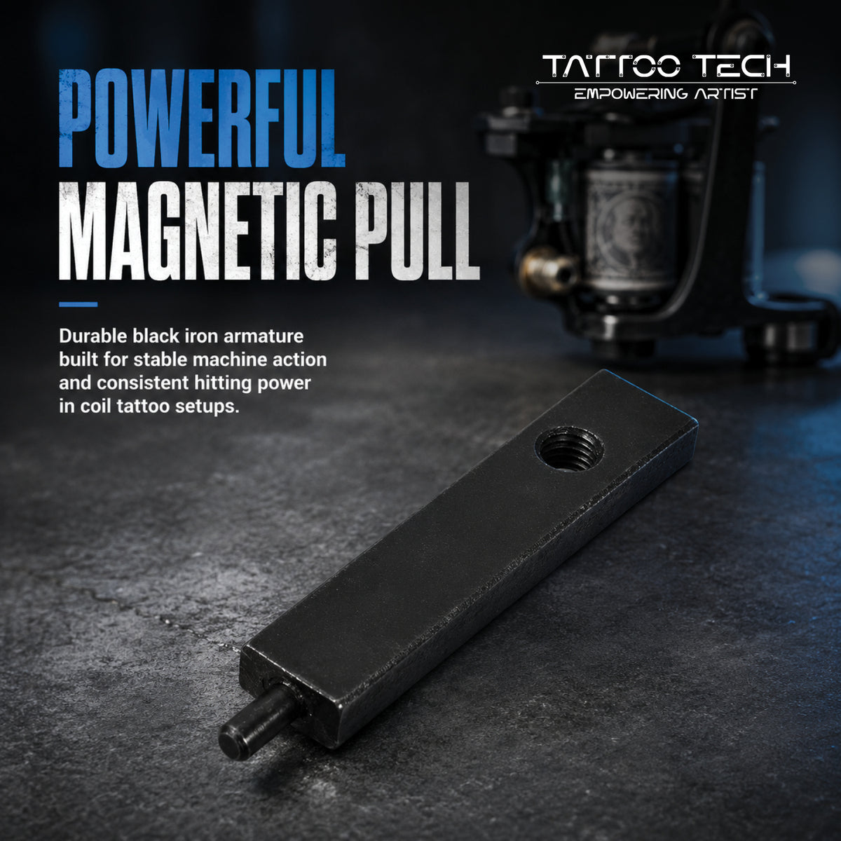 Tattoo Coil Machine Black Iron Armature