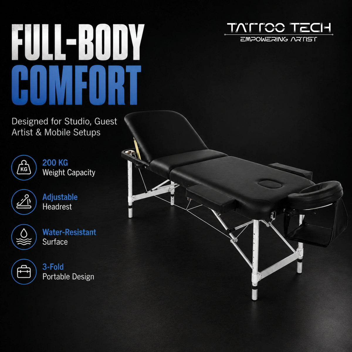 Tattoo & Massage Bed