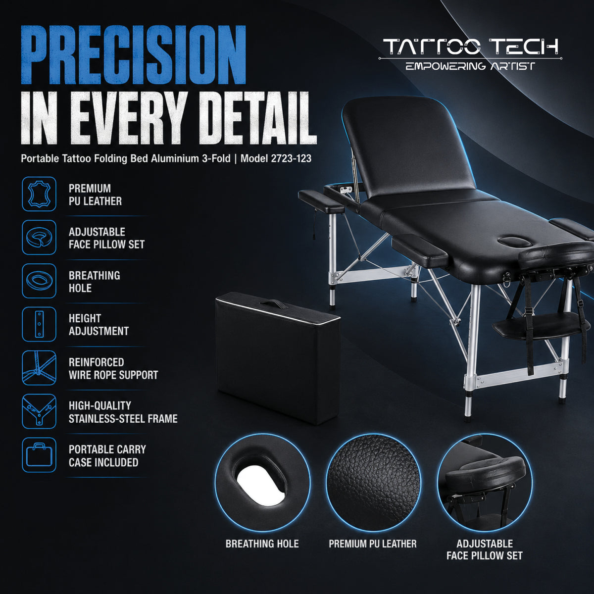 Tattoo & Massage Bed