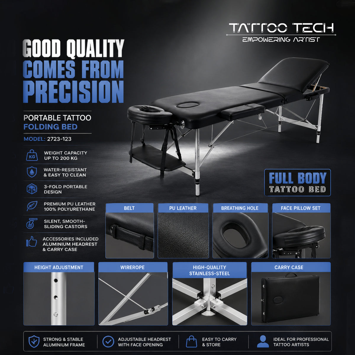 Tattoo & Massage Bed