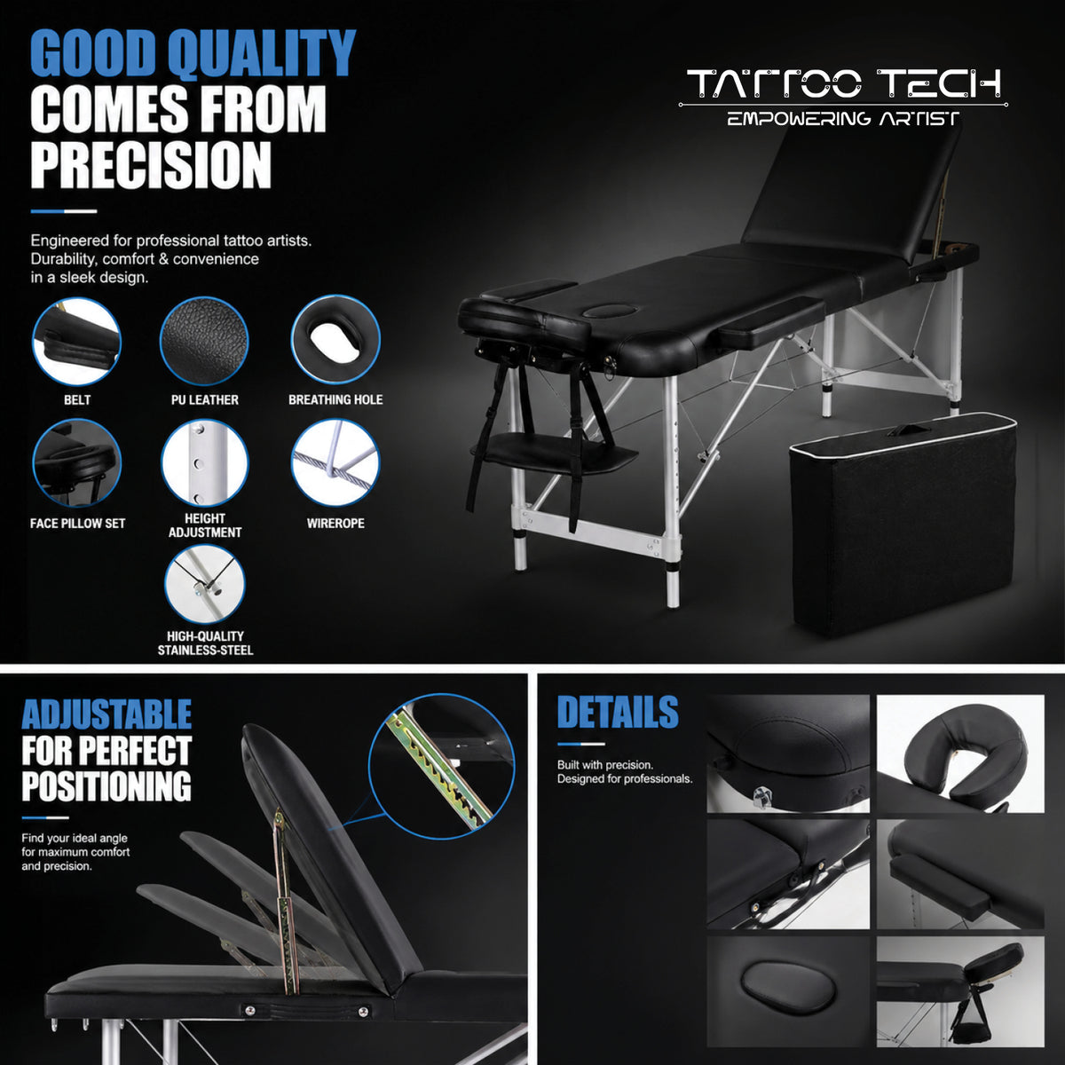 Tattoo & Massage Bed