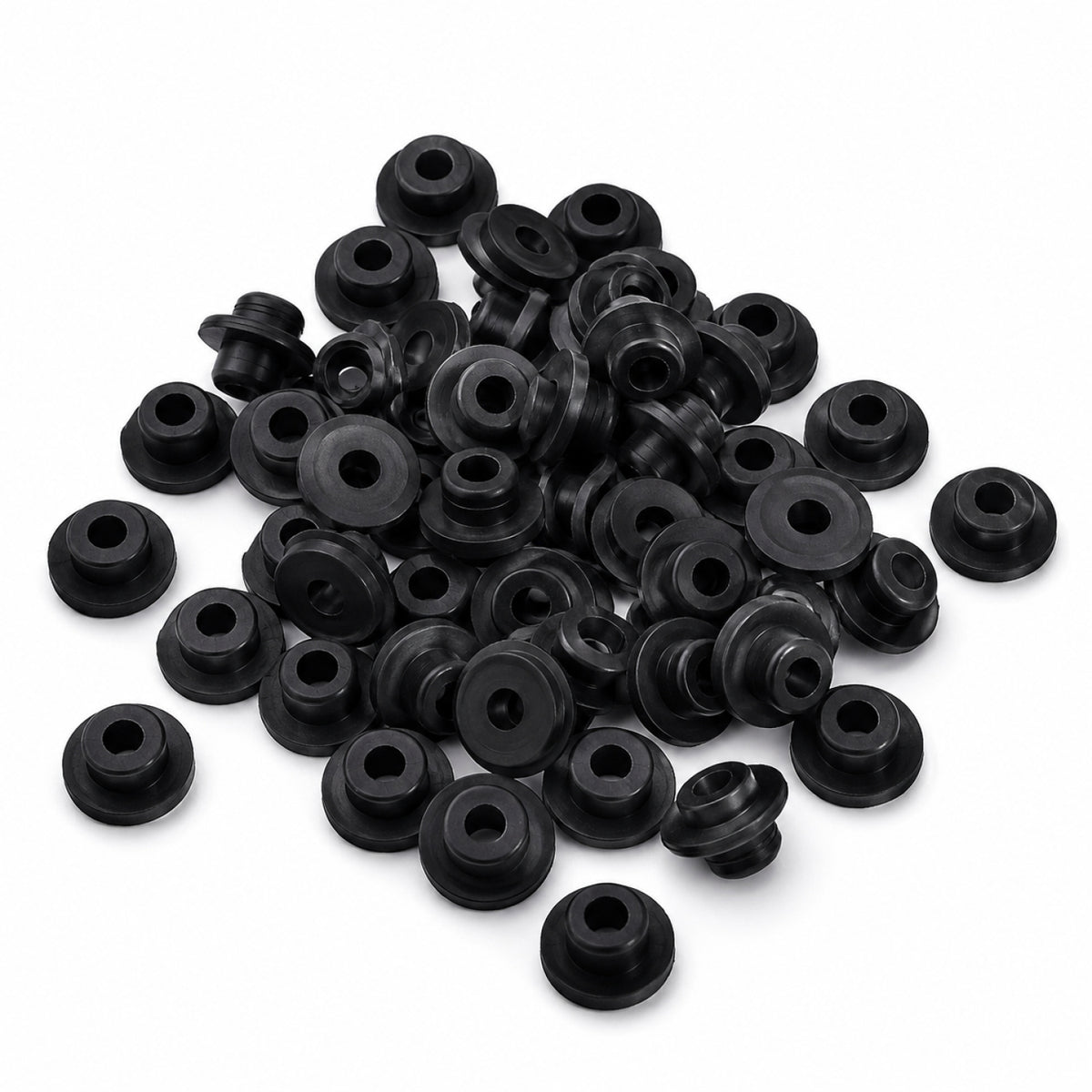 Tattoo Rubber Nipples 100pcs Black