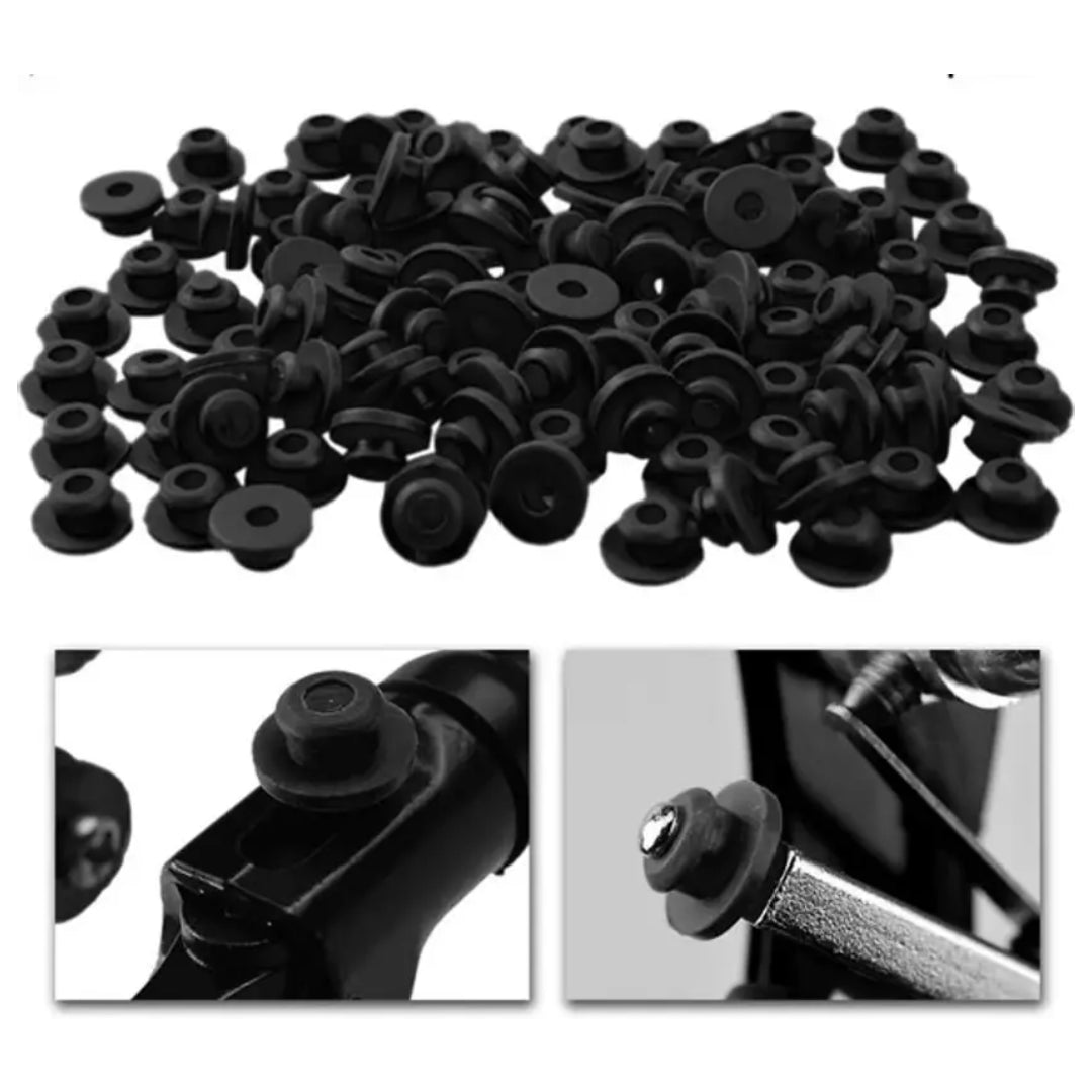 Tattoo Rubber Nipples Black
