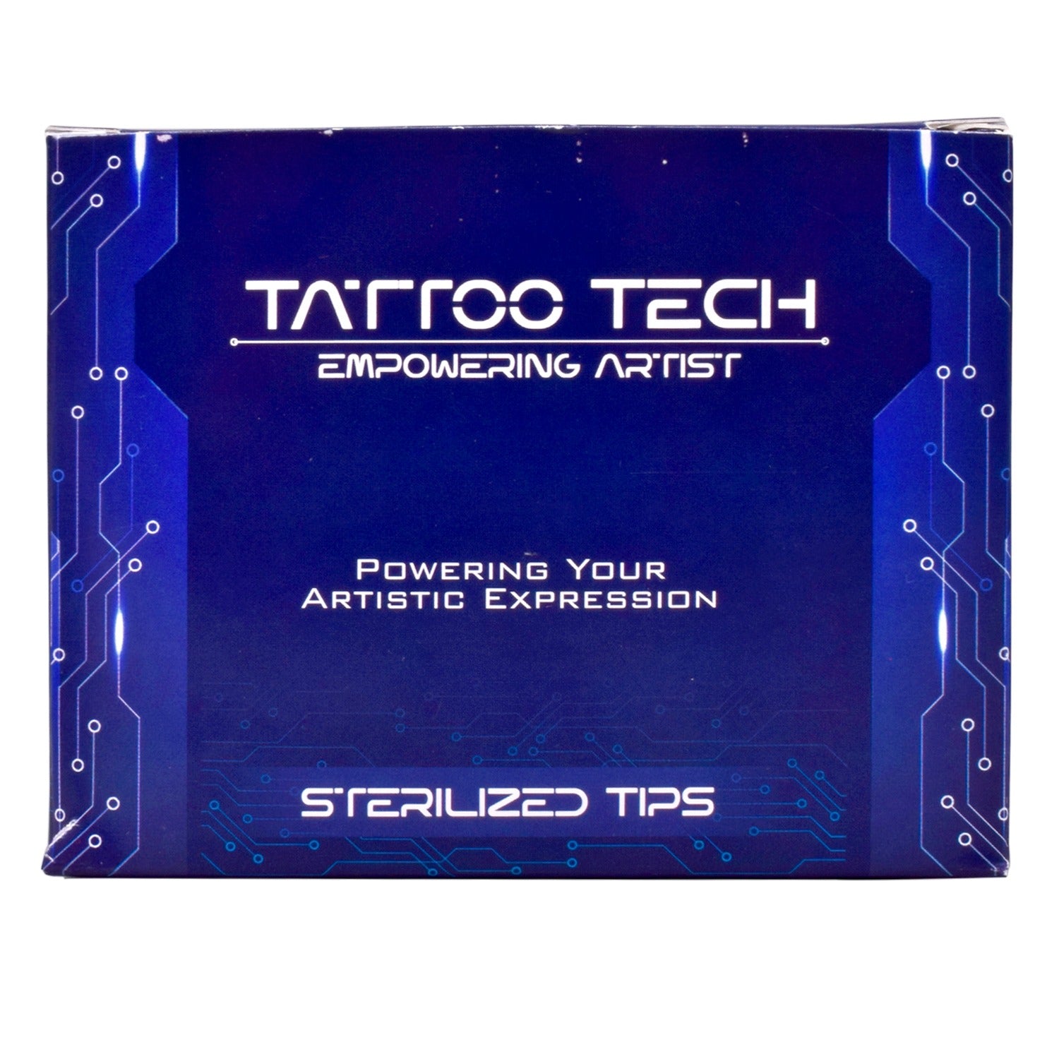 Tattoo Tech Sterilized Disposable Plastic Tips / Tubes - Flat Tips