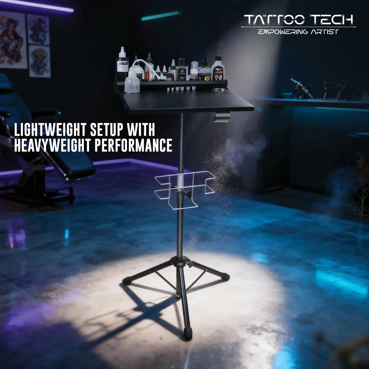 Portable Tattoo Tripod Workstation