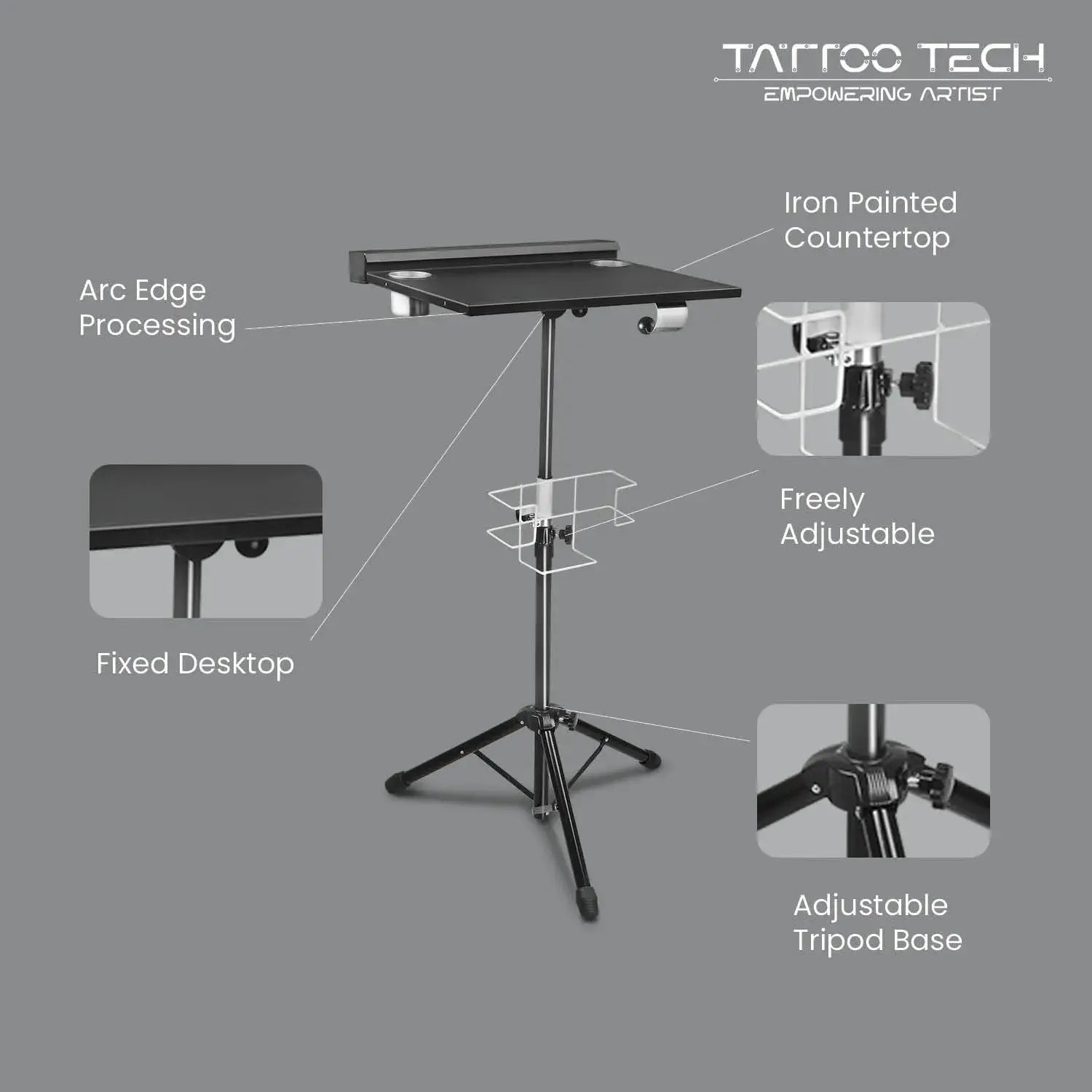 Portable Tattoo Tripod Workstation