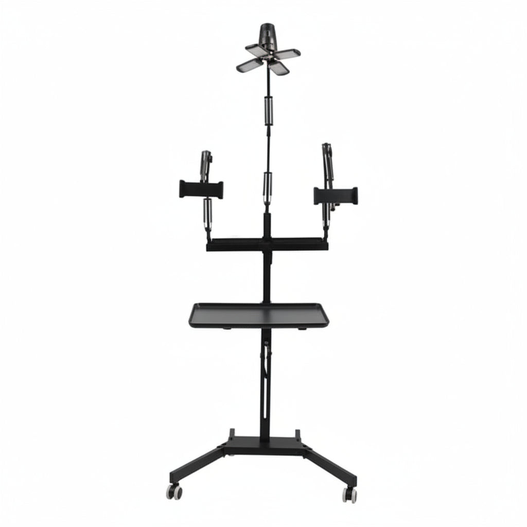 Tattoo LED Workstation with Adjustable Arms & Wheels