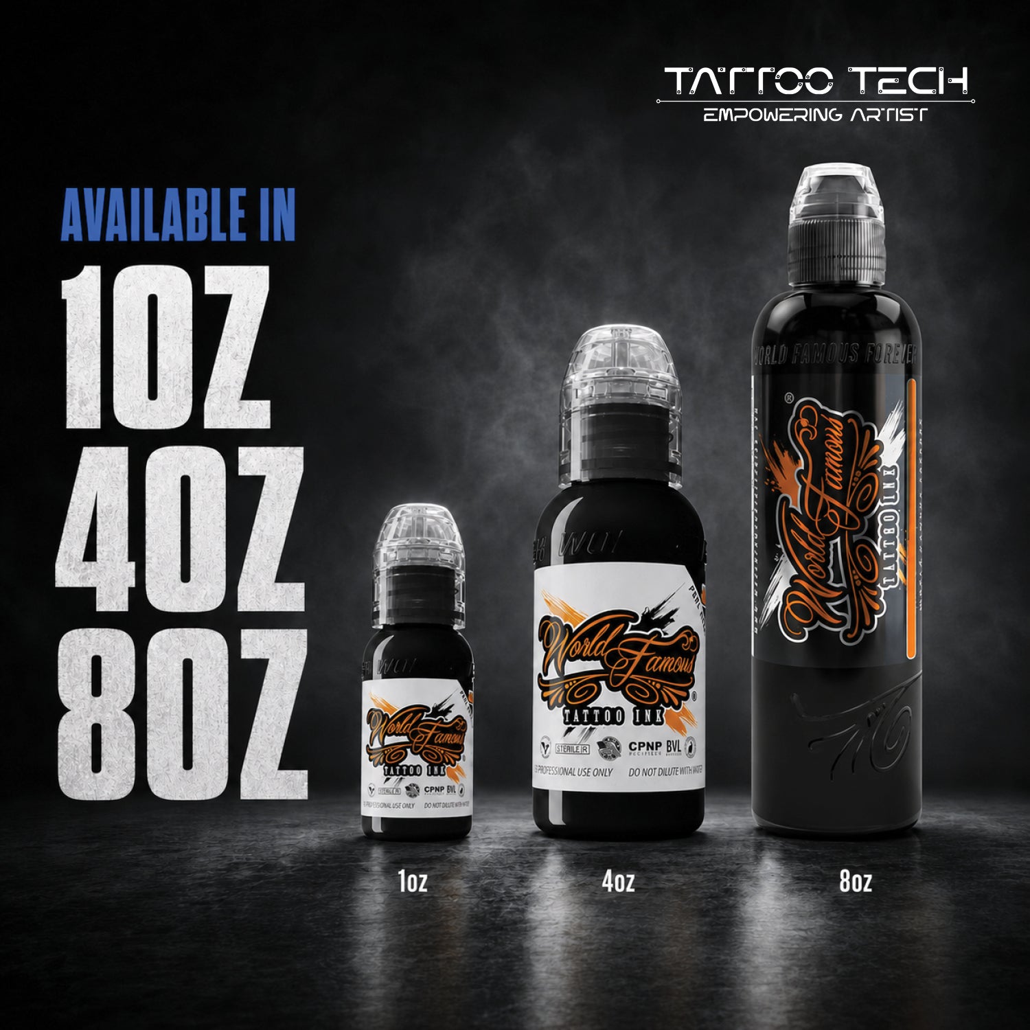 World Famous 3 Bottle Charcoal Grey Wash Set