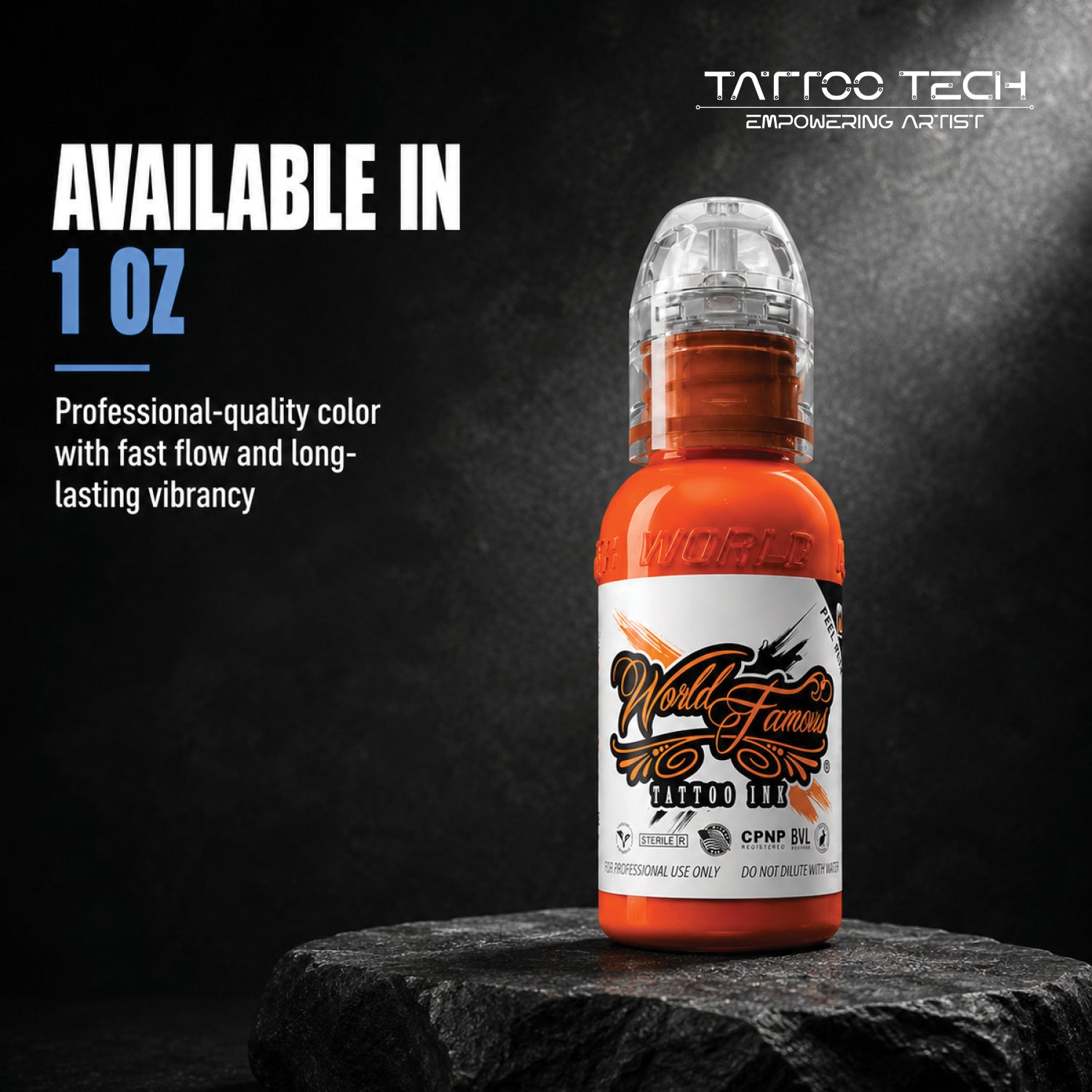 World Famous Tattoo Inks - Individual Bottles 1oz
