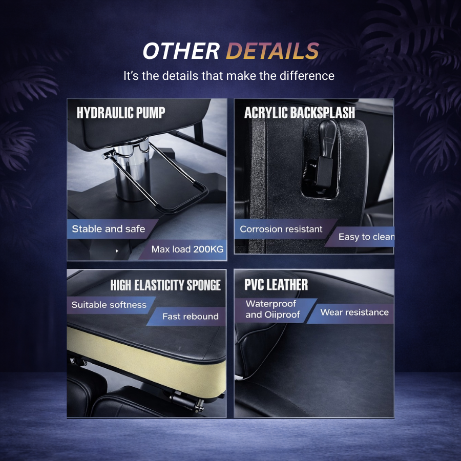 Tattoo Client Chair & Bed with 360° Split Leg Adjustment