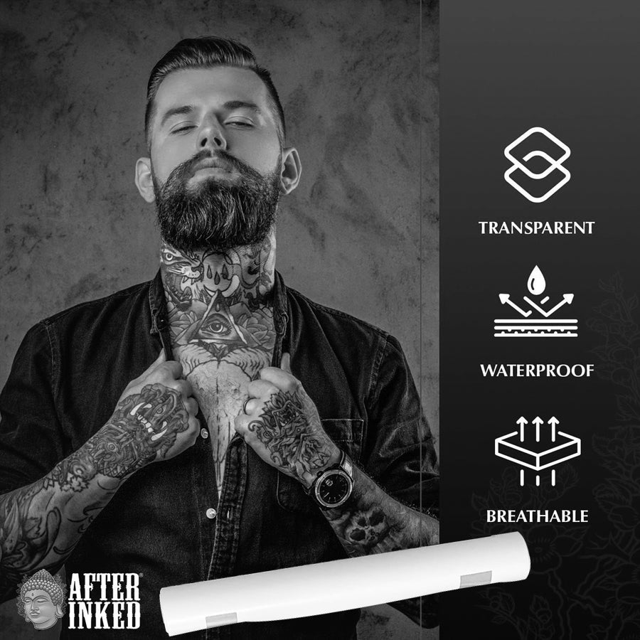 Tattoo Aftercare Clear Adhesive Bandange Waterproof Dressing Roll – Tattoo Tech