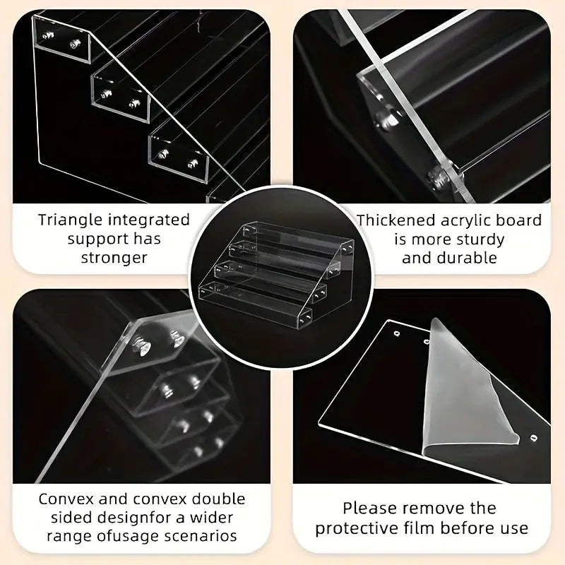 Tattoo Ink Display Stand – 5-Tier & 3-Tier Countertop Organizer