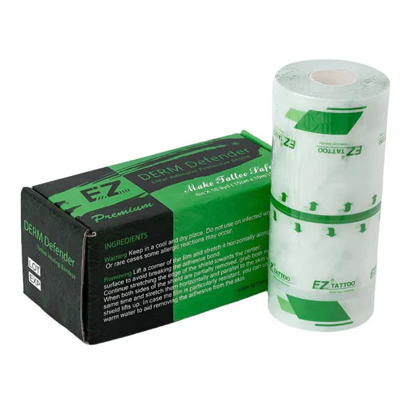 EZ Derm Defender ~ Premium Tattoo Aftercare Protective Film