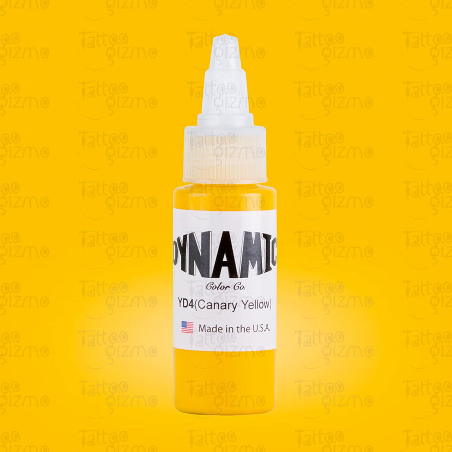 dynamic yellow color tattoo ink 