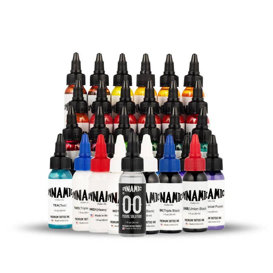 Dynamic Master Collection Tattoo Ink 32 Colour Set 1oz