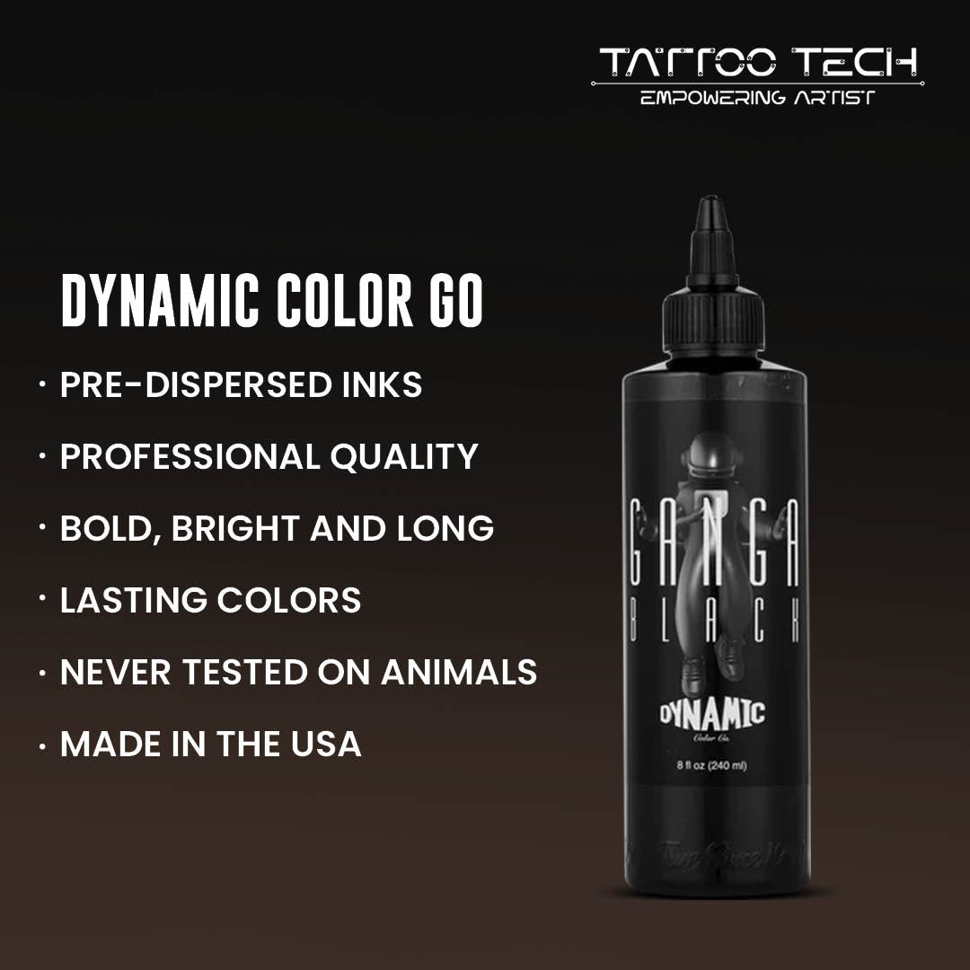 Dynamic Ganga Black Tattoo Ink