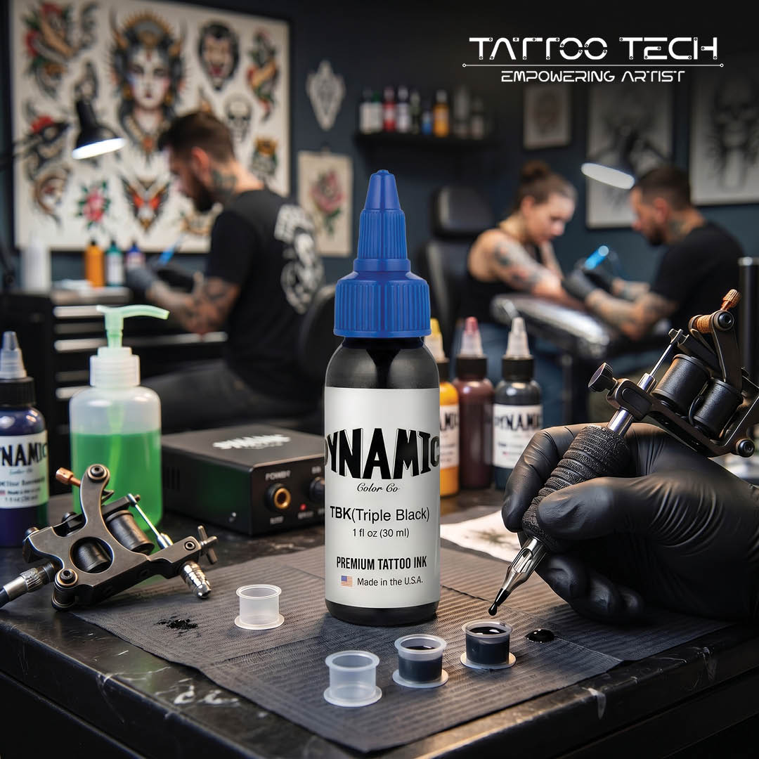 Dynamic Triple Black (TBK) Tattoo Ink