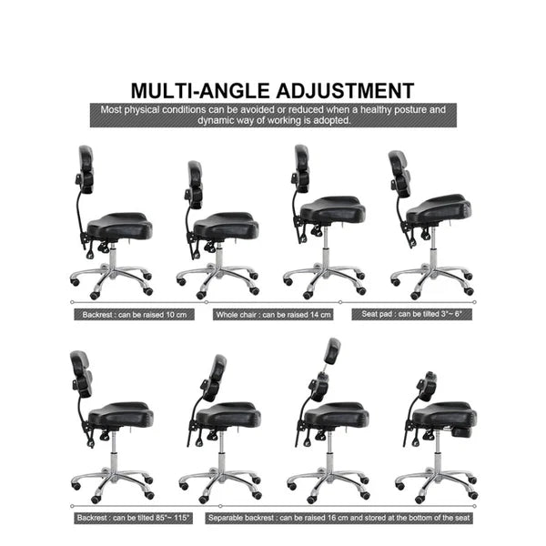 Split Back Tattoo Artist Chair 9972